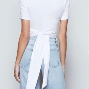 Good American Wrap Around Tee tshirt top